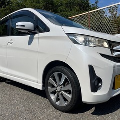 平成25年 eKカスタム T B11W パール 走行15.6万キ...