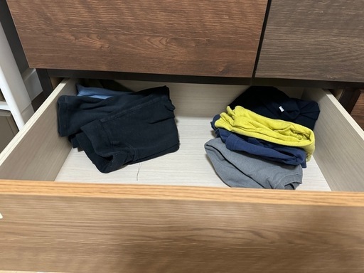 ニトリ　木のチェスト　美品　　取りに来てくれる方