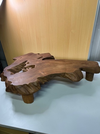 ★値下げ!!★　無垢材　一枚板　テーブル　台