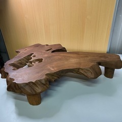 ★値下げ!!★　無垢材　一枚板　テーブル　台