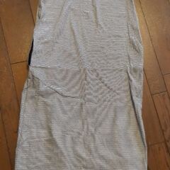 【美品】UNITED ARROWS　ボーダー　フレンチスリーブ　ロングワンピースの画像