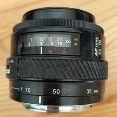 《無料/手渡し》古いミノルタ製カメラ用ズームレンズと55mmレンズキャップの画像