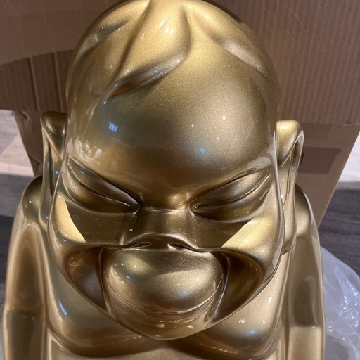 超美品高級ビリケン大ゴールドラメ