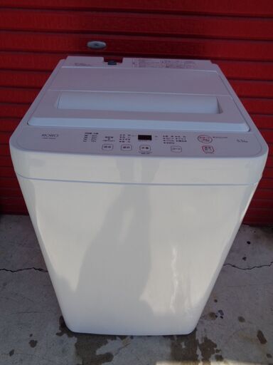 中古美品！　YAMADA SELECT ヤマダセレクト　RORO 5.5Kg全自動洗濯機　YWM-T55LW　2024年製