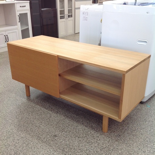 「ジモティー見た」で5％OFF！【テレビボード】テレビボード  テレビ台 ローボード 無印良品:ナチュラル