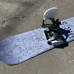 ブルーモリス DIR-5 スノーボード 147cm キャンバーツインチップ バインディング・ボード 2点セット ビンディング 板  札幌市白石区 白石店 の画像