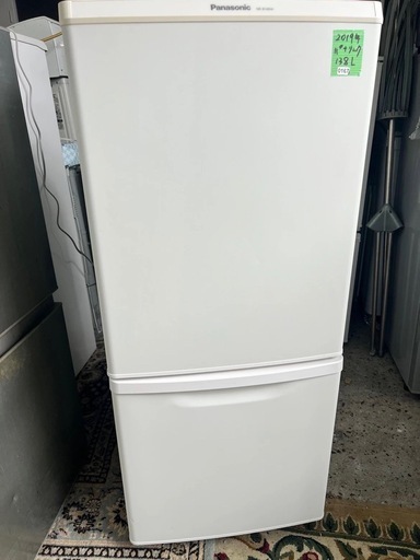 No.0167  19年パナソニック冷蔵庫138L  配送無料❗️