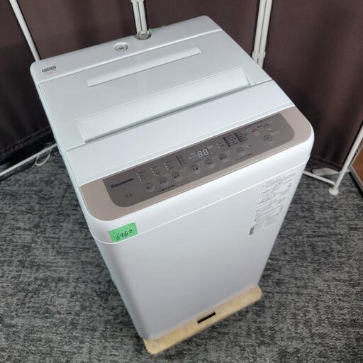‍♂️h060909売約済み❌6962‼️配送設置は無料‼️最新2021年製✨Panasonic 7kg 洗濯機