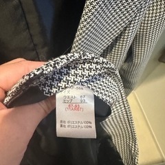 千鳥柄スーツ  クリーニング済の画像