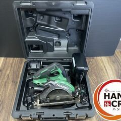 【中古】HIKOKI マルノコ 丸ノコ 165mm C3606DA(XP) バッテリー×1 充電器付きの画像