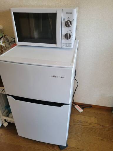 (中古)　2ドア冷蔵庫　ハイセンスHR-B95A - 93L 　2019年製