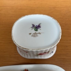 洋食器　花柄の画像
