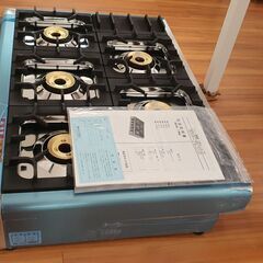 [新品] マルゼン 5口ガスコンロ LP M-825C 2024年製 780ｘ540ｘ164ｍｍの画像