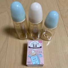 chuchu 哺乳瓶3本+紙パック用乳首