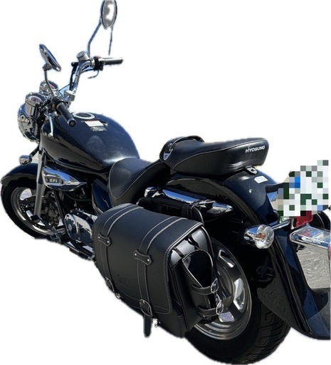 一万キロ未満新品サイドバック付きヒョースンGV250