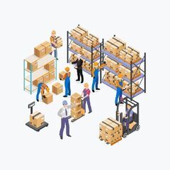 物流倉庫や工場内物流スタッフを募集しています。名張市や伊賀市で時給１２００円～１５００円、リフト資格者大歓迎です！の画像