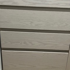 【配送可能】LOWYA(ロウヤ)キッチンボード【90cm】ホワイトウォッシュの画像