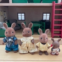 シルバニアファミリー　 おうち　人形　家具　バス　セットの画像