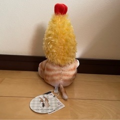 新品未使用 タグ付きのえびにゃんぬいぐるみの画像
