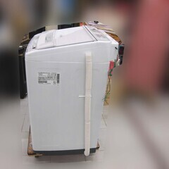 洗濯機 7.0kg 2021年製 日立 ビートウォッシュ BW-V70G ホワイト 全自動 家電 7kg HITACHI 苫小牧西店の画像