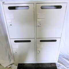 メーカー不明 ロッカー 4連ロッカー 製造年不明①　