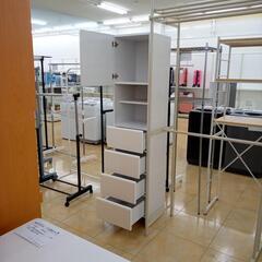 ★ジモティ割あり★  ランドリーシェルフ 白 H40×D40×W180 クリーニング済み OJ5629の画像