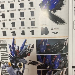 RG ジオングとバックパックプラモデルの画像