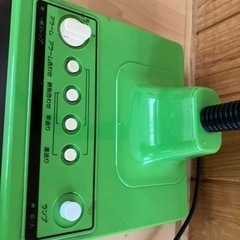 【通電OK】National スタンドライト 電気スタンド レトロポップ グリーン系 緑系 デジタル時計付 昭和レトロ デスクライト 照明器具 の画像