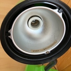 【通電OK】National スタンドライト 電気スタンド レトロポップ グリーン系 緑系 デジタル時計付 昭和レトロ デスクライト 照明器具 の画像