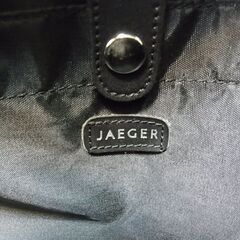 【⑬】JAGUAR　ジャガー　ボストンバッグ　ショルダーバッグ　2WAYバッグ　黒　ブラック　ナイロンバッグ　旅行カバン　の画像