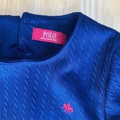 POLO ワンピース　ポロ　110  フォーマル　面接　長袖の画像