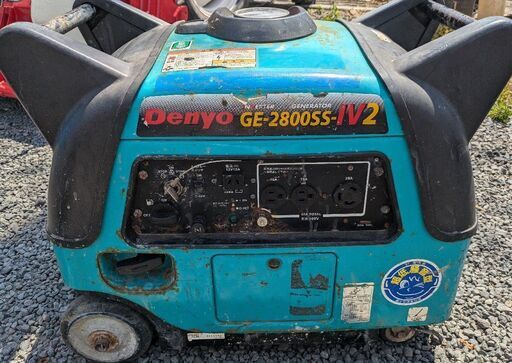デンヨーインバーター発電機GE2800SSーⅣ２