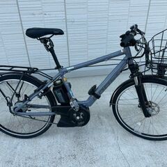 電動アシスト自転車　YAMAHA　PAS　BRACE　PA26B　前カゴ　リアキャリア　泥除け付きの画像