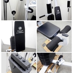 美品！FIGHTINGROAD ファイティングロード ホームジムEX70 ウエイト約70kg 自宅筋トレ 自宅フィットネス ダイエット 運動不足解消の画像
