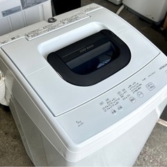 札幌市内配送可 美品 22年製 日立 HITACHI 5kg 全自動洗濯機 NW-50G-W 