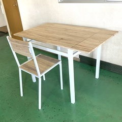 伊勢崎店【現状品】gi9-5 ダイニングテーブル、イス1脚 テー...