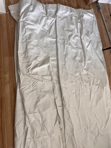 ニトリ1級遮光　カーテン(白)