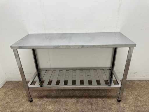 アズマ　azuma　業務用　ステンレス　作業台　厨房　飲食店　W１２００ｘD４５０ｘH８００ｍｍ　　②