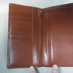 【⑬】Valentino Garavani　ヴァレンティノ ガラヴァーニ　二つ折り　長財布　ウォレット　札入れ　ブラウンの画像