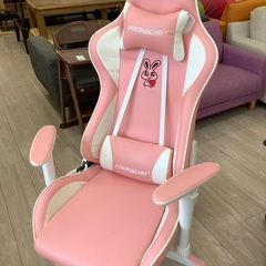 PRORACING ゲーミングチェア（ピンク×ホワイト）のご紹介...