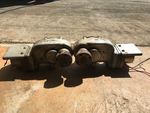 コボレーンモーター★田村総業888★40N★シートモーター★左右セット★作動確認済★ダンプ★開閉★減速機★24V★