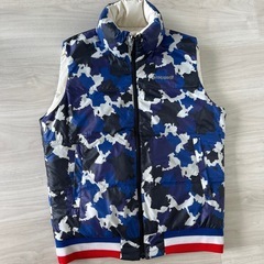 ルコックゴルフ ルコック ダウンベスト リバーシブル M メンズの画像