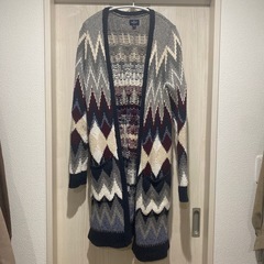 ニットロングカーディガン
