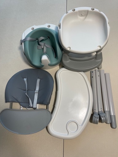 美品 GRACO  グレコ 7-in-1 ハイチェア フロアツ ーテーブル ベビーチェア フロアシート7Way  イス テーブル 椅子