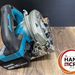 【久留米】【引き取り限定】【中古】マキタ マルノコ 丸ノコ 165mm HS631D バッテリー×1付きの画像