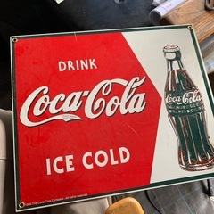 お話中】コカコーラ看板
