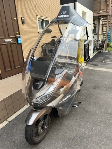 渋谷区/PCX160/2023年モデル/ルーフシールド / 走行距離 1.1万㎞ 渋谷区/PCX160/2023年モデル/ルーフシールド / 走行距離 1.1万
