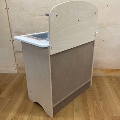 子供 おままごと キッチン 台所 おもちゃ 木製 中古品 の画像