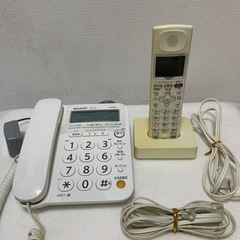 シャープ　デジタルコードレス電話機の画像