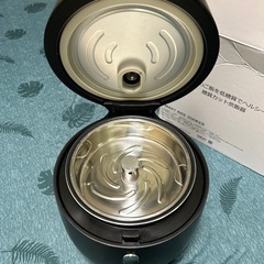 AINX 糖質カット炊飯器 Smart Rice Cooker AX-RC3（白米4合 低糖質2合炊き）ブラック の画像